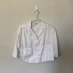 James Perse Button Crop Too